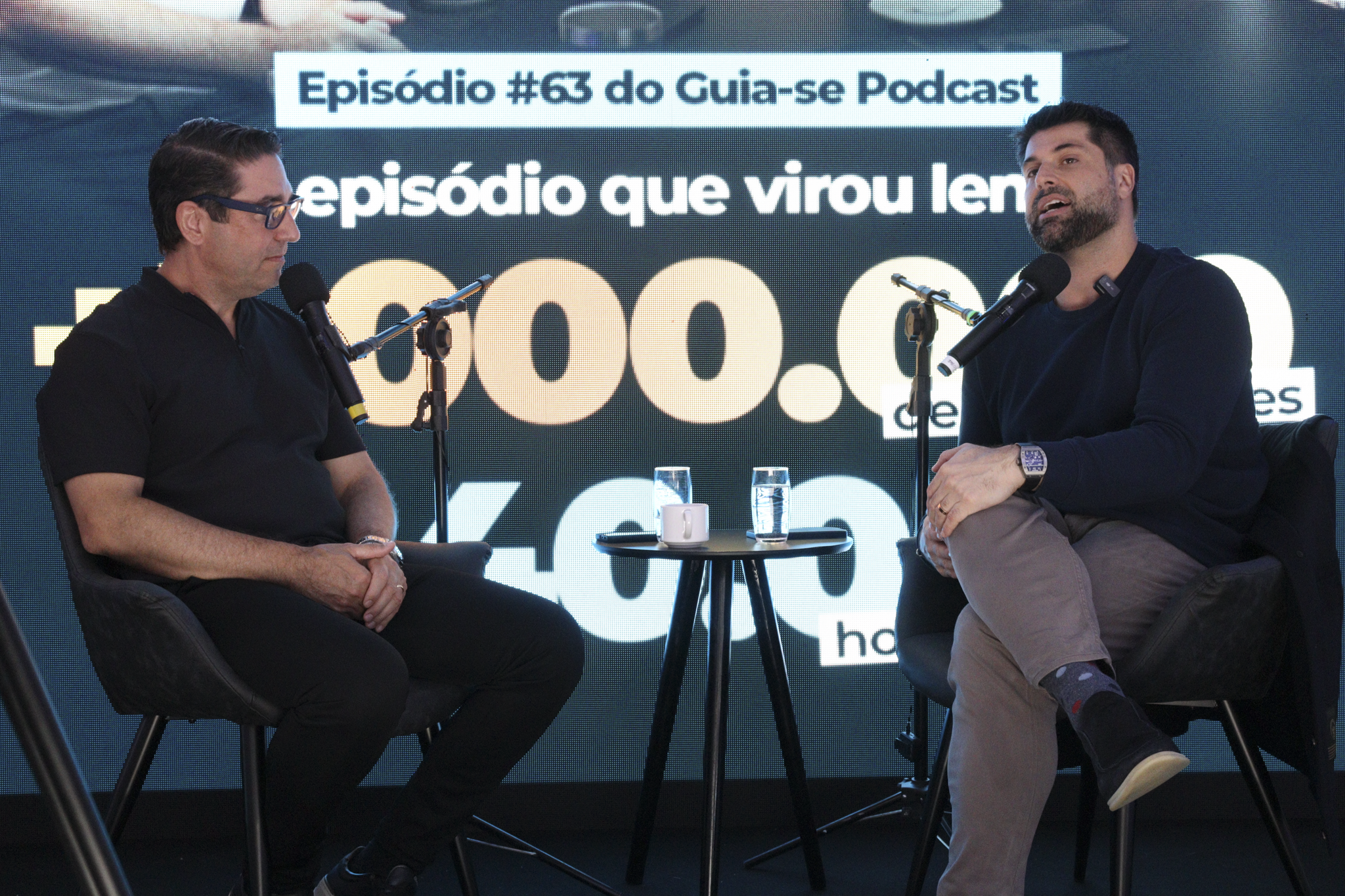 Na foto aparece José Rubens e Alfredo Soares